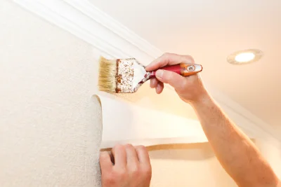 Pose de papier peint à Saint-Cloud — revêtements muraux et toiles de verre